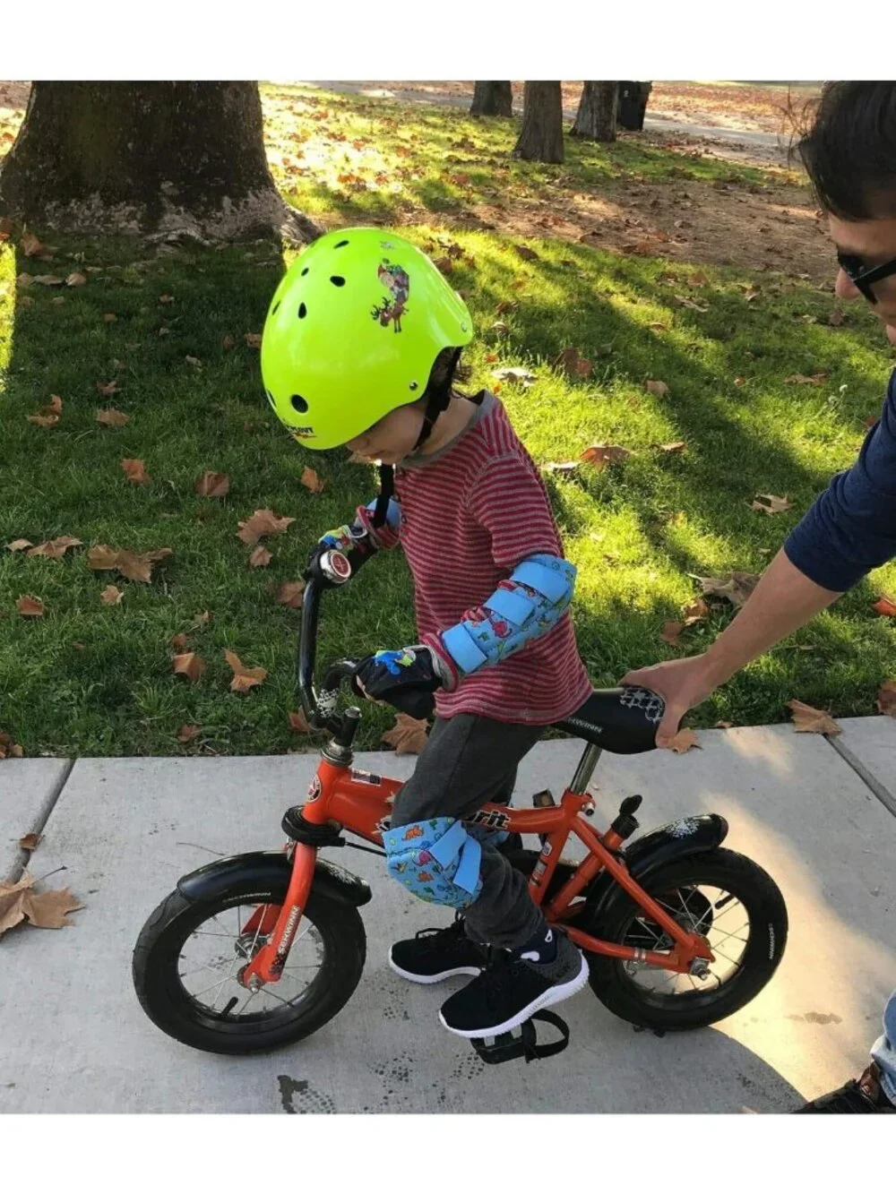 Kids Knee and Elbow Pads with Bike Gloves - Flexible Impact-Resistant Gear for